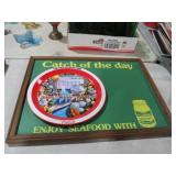 HELLMANS ADV BOARD& WORLDS FAIR 1982 METAL TRAY