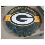 GREEN BAY PACKERS BOTTLE CAP SIGN