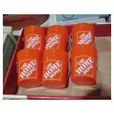(6) NEW HOME DEPOT MINI BUCKETS