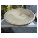 PRIMITIVE WOOD DOUGH BOWL