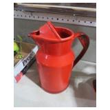 METLOX POPPYTRAIL RED PITCHER