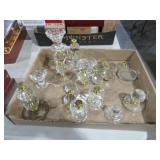 COLLECTION GLASS FINIALS & CANDLEHOLDERS