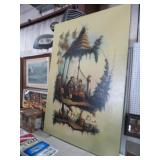 OIL ON CANVAS PAINTING -ASIAN