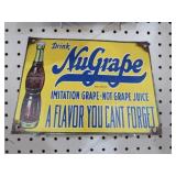 METAL DRINK NU GRAPE ADV. SIGN