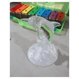 CRISTAL OLE ARC DOLPHIN FIGURINE