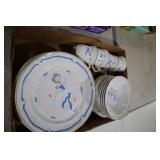 NEWCOR STONEWARE COUNTRY SIDE 16 PC DISH SET