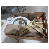 COLLECTION OF VINTAGE ITEMS, RULERS, MISC