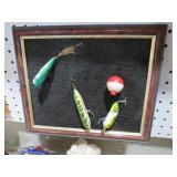 FRAMED FISHING LURES