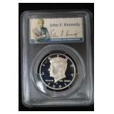90% SILVER 2001 S KENNEDY HALF PCGS PR69DCAM