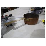 ANTIQUE COPPER & BRASS POT