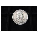 1951 P FRANKLIN HALF DOLLAR 90%