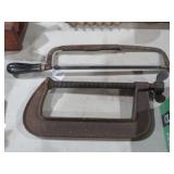 HARGROVE HEAVY DUTY C- CLAMP& HANDSAW