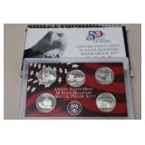 2005 US MINT SILVER PROOF STATE QUARTERS
