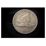 1858 SMALL LETTERS FLYING EAGLE CENT