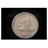 1857 FLYING EAGLE CENT