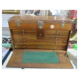 VTG H. GERSTNER & SONS WOOD TOOL BOX