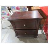 CHERRY FINISH 2 DWR NIGHTSTAND