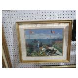 FRAMED SEA SIDE PRINT