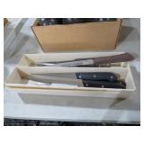COLL. KITCHEN KNIVES & SHARPENER