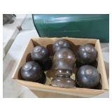 BOX VTG WOOD FINIALS