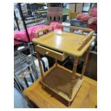 WOOD 1 DWR TIERED TABLEW/ GALLERY