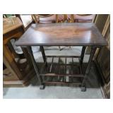 SOLID WOOD TIERED SIDE  TABLE