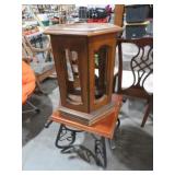 (2) WOOD SIDE TABLES