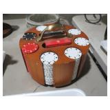 VINTAGE POKER SET, CARDS NEVER OPENED