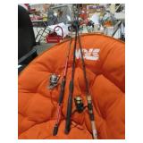 (3) NICE ROD & REELS