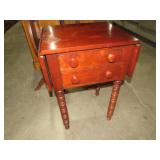 VTG SHERATON CHERRY 2 DWR DROP LEAF TABLE