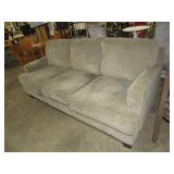 GRAY MICROFIBER SOFA