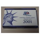 2001 US MINT PROOF SET