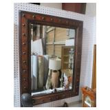 UNIQUE ORNATE FRAMED BEVELED WALL MIRROR