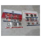 1981-1987 P&D UNC COIN SETS