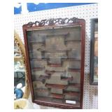 WOOD ORNATE SHADOWBOX WALL HANGING