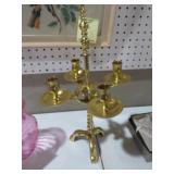 HEAVY BRASS CANDLEABRA