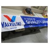VALVOLINE OIL ADVERTISING BANNER