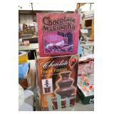 CHOCOLATE FONDUE FOUNTAIN & CHOCOLATE CANDY MAKER