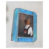 HANDMADE 5X7 STAINED GLASS FRAME