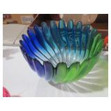 9' ROUND BLUE/ GREEN STUDIO NOVA BOWL