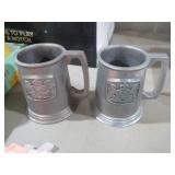 (2) PEWETER VINTAGE CROWN LIFE INS COMP. ADV STEIN