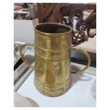 11' VINTAGE BRASS MILK PITCHER