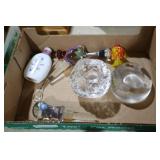 PERFUME BOTTLE STOPPERS, CRYSTAL BALL, MISC