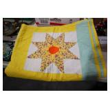 ANTIQUE HAND STITCHED STAR QUILT