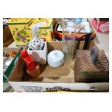 TRINKET BOX, VASE, MISC