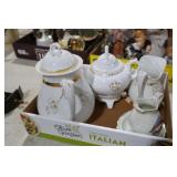 CERAMIC CREAMER, TEAPOT, PITCHER, MISC