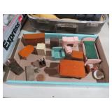 VTG DOLLHOUSE WOOD FURNITURE