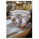 HAND DECORATED ORIENTAL VASE