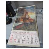 VINTAGE REMINGTON HUNTING CALENDAR