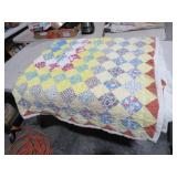 OLD PIECED HAND QUILT